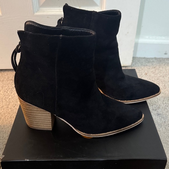 CCOCCI Shoes - Black Suede Ankle Boots